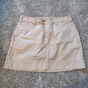 Gap Khaki Mini Skirt